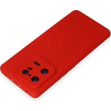 Datatek Newface Xiaomi Mi 13 Pro Kılıf Nano Içi Kadife Silikon - Kırmızı