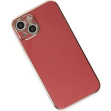 Datatek Newface iPhone 15 Kılıf Volet Silikon - Kırmızı