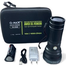 Kenko Süper Güçlü 5 Modlu 40W 4000 Lümen El Feneri Çantalı Avcı Feneri 7800 Mah Q-Max