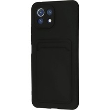 Datatek Newface Xiaomi Mi 11 Kılıf Kelvin Kartvizitli Silikon - Siyah