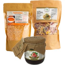 Uludağ Yiğitali Kooperatifi Ramazan Paketi 3’lü – Tarhana 500 Gr + Sebzeli Erişte 500 Gr + Çilek Reçeli 450 Gr – Sepette 50 TL İndirim Çongara