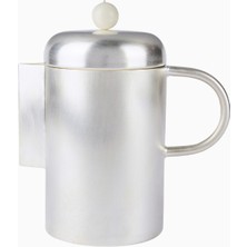 Natalia Criado Simple Gümüş Kaplama, Italyan Tasarımı Kahve Sürahisi