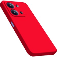 Datatek Newface Xiaomi Redmi 15C 4g Nano Içi Kadife Silikon - Kırmızı