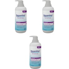 Bepanthol Sensidaily Pompalı Vücut Kremi 400 ml 3 Adet