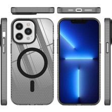 Renklime Newface iPhone 12 Pro Max Kılıf Beta Magneticsafe Silikon - Siyah