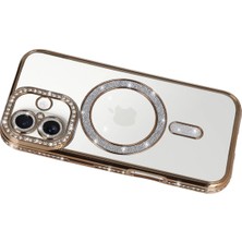 Datatek Newface Apple iPhone 17 Joke Simli Magneticsafe Kılıf - Gold