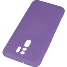 Renklime Newface Xiaomi Redmi 9 Kılıf Nano Içi Kadife Silikon - Mor
