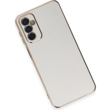Renklime Newface Samsung Galaxy A14 4g Kılıf Volet Silikon - Beyaz