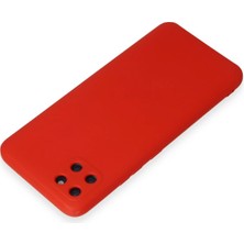 Renklime Newface Realme C11 Kılıf Nano Içi Kadife Silikon - Kırmızı