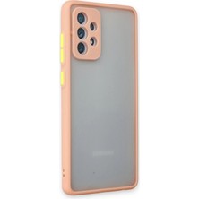 Renklime Newface Samsung Galaxy A52 Kılıf Montreal Silikon Kapak - Pembe