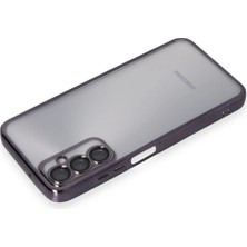 Renklime Newface Samsung Galaxy A05S Kılıf Razer Lensli Silikon - Mor