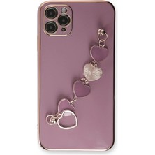 Renklime Newface iPhone 11 Pro Kılıf Esila Silikon - Mor