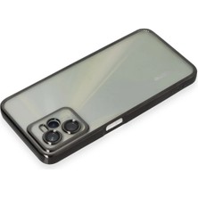 Renklime Newface Realme C35 Kılıf Razer Lensli Silikon - Siyah