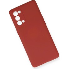 Renklime Newface Oppo Reno 5 Pro Kılıf Nano Içi Kadife Silikon - Kiremit
