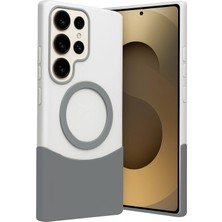 Datatek Joko Samsung Galaxy S23 Ultra Velar Magsafe Kapak - Natural Grey