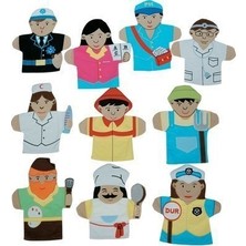 Edutoys El Kuklası Meslekler 10 Adet