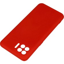 Renklime Newface Oppo Reno 4 Lite Kılıf Nano Içi Kadife Silikon - Kırmızı