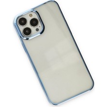 Renklime Newface iPhone 14 Pro Kılıf Element Silikon - Sky Blue
