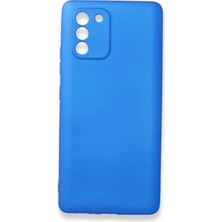 Renklime Newface Samsung Galaxy A91 / S10 Lite Kılıf First Silikon - Mavi