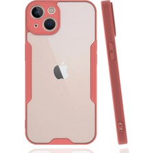 Renklime Newface iPhone 14 Plus Kılıf Platin Silikon - Pembe