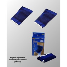 Renklime Anti-Slip Diz Bandajı Sporcu Desteklikli Koruyucu Model