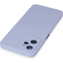 Renklime Newface Realme C35 Kılıf Nano Içi Kadife Silikon - Lila