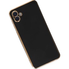 Renklime Newface Samsung Galaxy A04E Kılıf Volet Silikon - Siyah