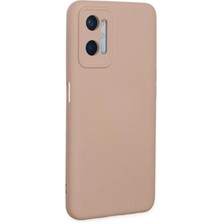 Datatek Newface Oppo A96 Kılıf Nano Içi Kadife Silikon - Pudra