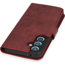 Renklime Newface Samsung Galaxy A34 5g Kılıf Trend S Plus Kapaklı Kılıf - Kırmızı