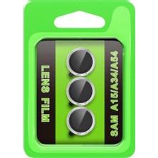 Datatek Newface Samsung Galaxy A15 4g Raze Metal Kamera Lens - Gümüş