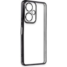 Renklime Newface Vivo Y27 Kılıf Razer Lensli Silikon - Siyah