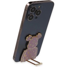 Datatek Newface Astro Stand Ayıcık Desenli - Siyah