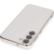 Renklime Newface Samsung Galaxy S23 Kılıf Volet Silikon - Beyaz