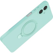 Datatek Newface Samsung Galaxy A07 4g Regal Magsafe Standlı Kapak - Su Yeşili