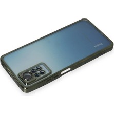 Renklime Newface Xiaomi Redmi Note 11 Pro Kılıf Razer Lensli Silikon - Yeşil