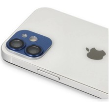 Renklime Newface iPhone 11 Pers Alüminyum Kamera Lens - Lacivert