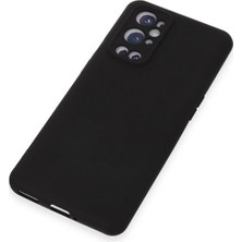 Renklime Newface One Plus 9 Pro Kılıf Nano Içi Kadife Silikon - Siyah