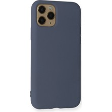 Datatek Newface iPhone 11 Pro Kılıf Nano Içi Kadife Silikon - Gri