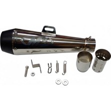 M4-350X51MM Modifiye Egzoz Gümüş