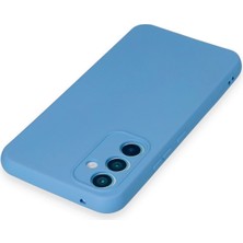 Renklime Newface Samsung Galaxy A54 5g Kılıf Nano Içi Kadife Silikon - Mavi