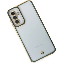 Datatek Newface Samsung Galaxy M23 Kılıf Liva Lens Silikon - Yeşil