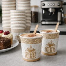 4 Oz Karton Bardak 500 Adet – Tek Kullanımlık Küçük Çay ve Espresso Bardağı