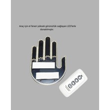 Renklime Uzaktan Kumandalı Çok Fonksiyonlu Araç LED Işığı