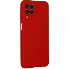 Datatek Newface Samsung Galaxy M33 Kılıf Nano Içi Kadife Silikon - Kırmızı