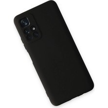 Renklime Newface Xiaomi Redmi Note 11T Kılıf Nano Içi Kadife Silikon - Siyah
