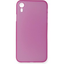 Renklime Newface iPhone Xr Kılıf Pp Ultra Ince Kapak - Pembe