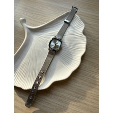 Rubsey Retro Minimal Hasır Kordon Vintage Kadın Kol Saati