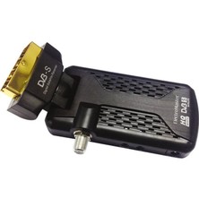 Electromaster KGS-2100 Dijital Mini Uydu Alıcısı Siyah Renk ile Scart Bağlantı Özellikleri Sunar