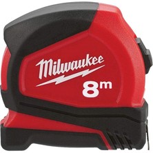 Milwaukee Şerit Metre Pro Kompakt 8Mt/25 Mm