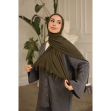 İmaj Butik Koyu Yeşil Helen Önü Süngerli Pratik Piliseli Şal